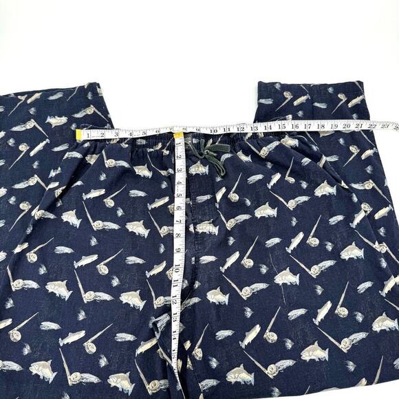 Columbia Vintage Y2K 2002 Pajama Bottom Outdoor Cotton Pants Mens Large Fishing - Picture 8 of 9